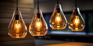 klosze szklane do lampy do każdego domu, wnętrza